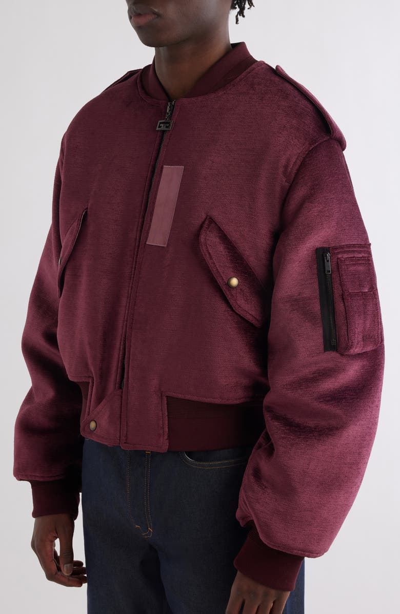 Velvet Bomber Jacket