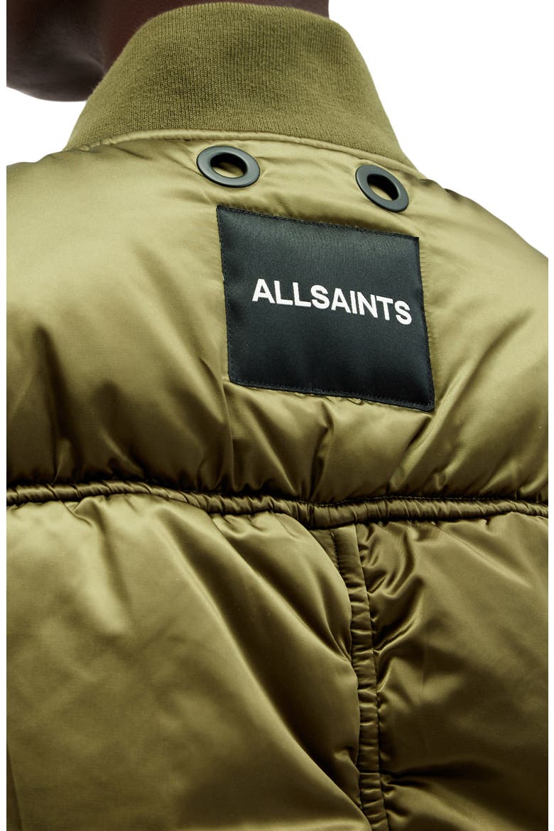Roomer Puffer Bomber Jacket, Alternate, color, KHAKI GREEN