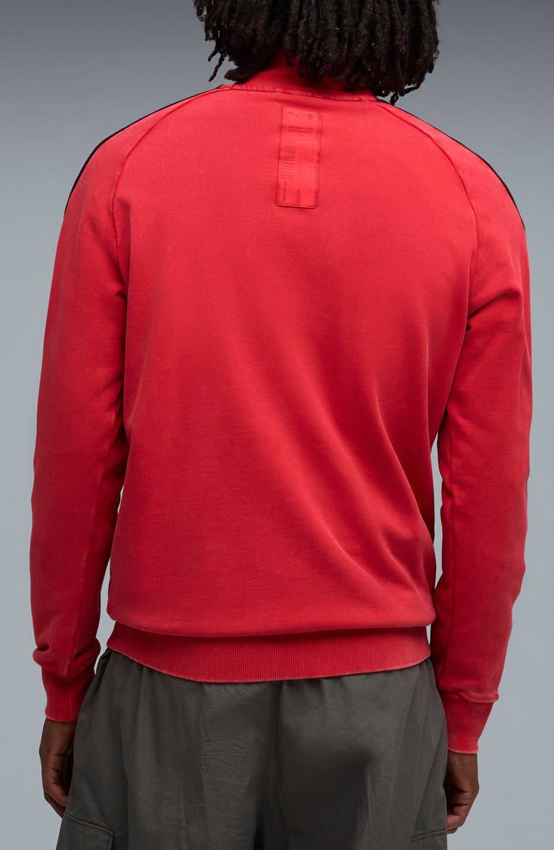 PUMA Ferrari T7 Cotton Jacket, Alternate, color, Rosso Corsa