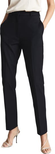 【海外限定】REISSスカート☆Haisley high-waisted tailored str Reiss Haisley Wool-Blend Straight-Leg Pants | Saks Fifth Avenue