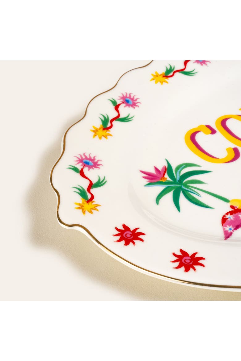 Luohu Porcelain Oval Plate 8.5" Entertaining Artisan, Alternate, color, White