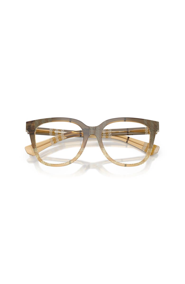Burberry 50mm Phantos optical glasses, Alternate, color, Brown