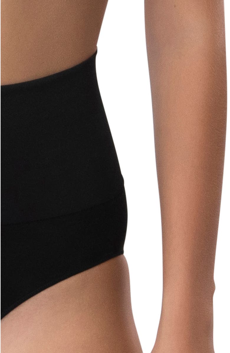 Underoutfit Smoothing At Waist Brief, Alternate, color, Black