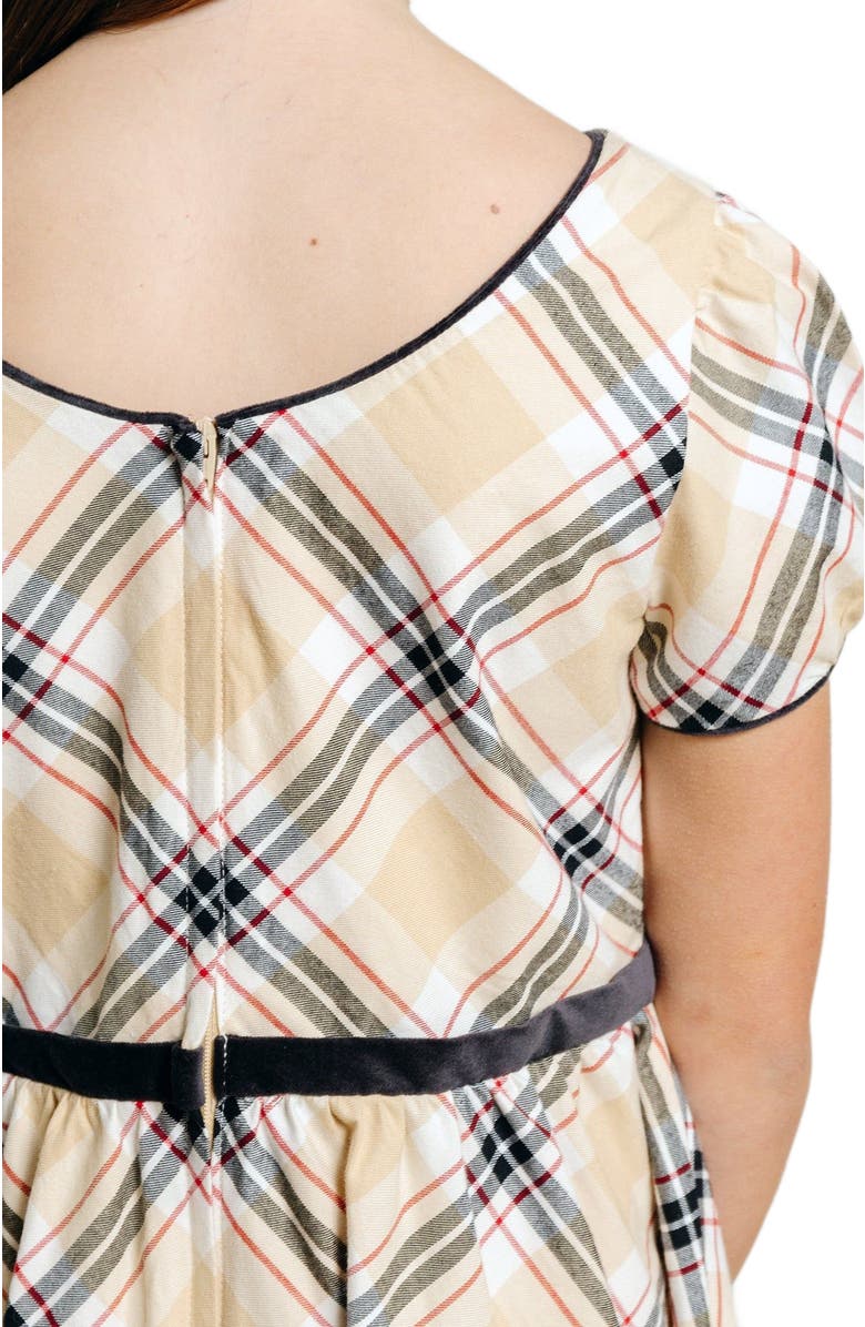 Hope & Henry Baby Girls' Puff Sleeve Party Dress, Infant, Alternate, color, 