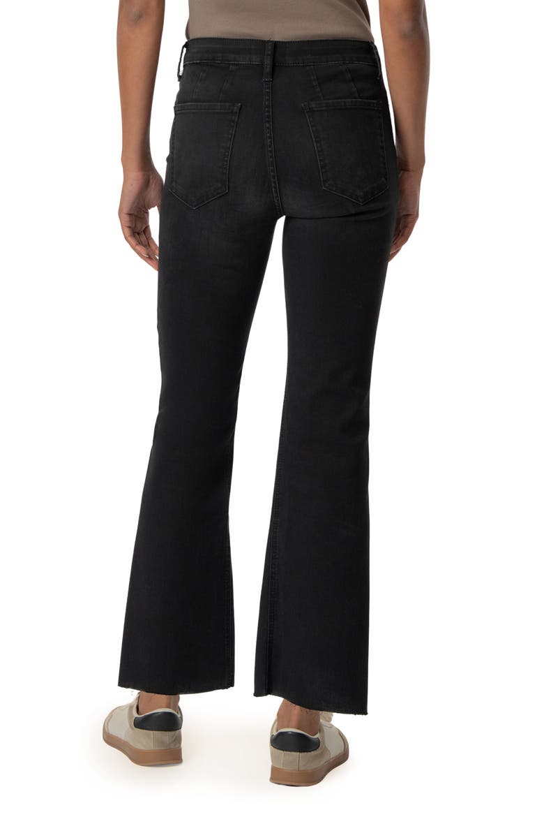 Kelsey High Waist Raw Hem Ankle Flare Leg Jeans, Alternate, color, PORTRAIT