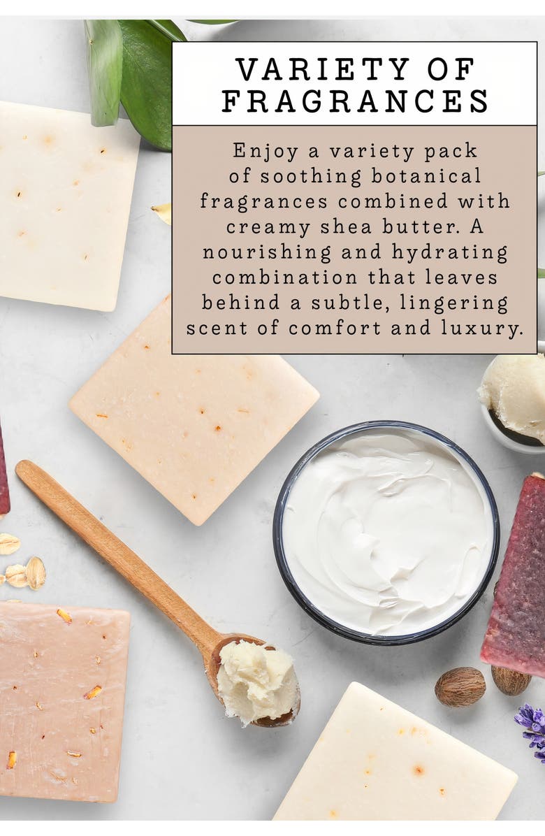 Lovery 12-Pack Goat Milk Soap Bars - Natural Moisturizing Hand & Body Soap, Alternate, color, NO COLOR