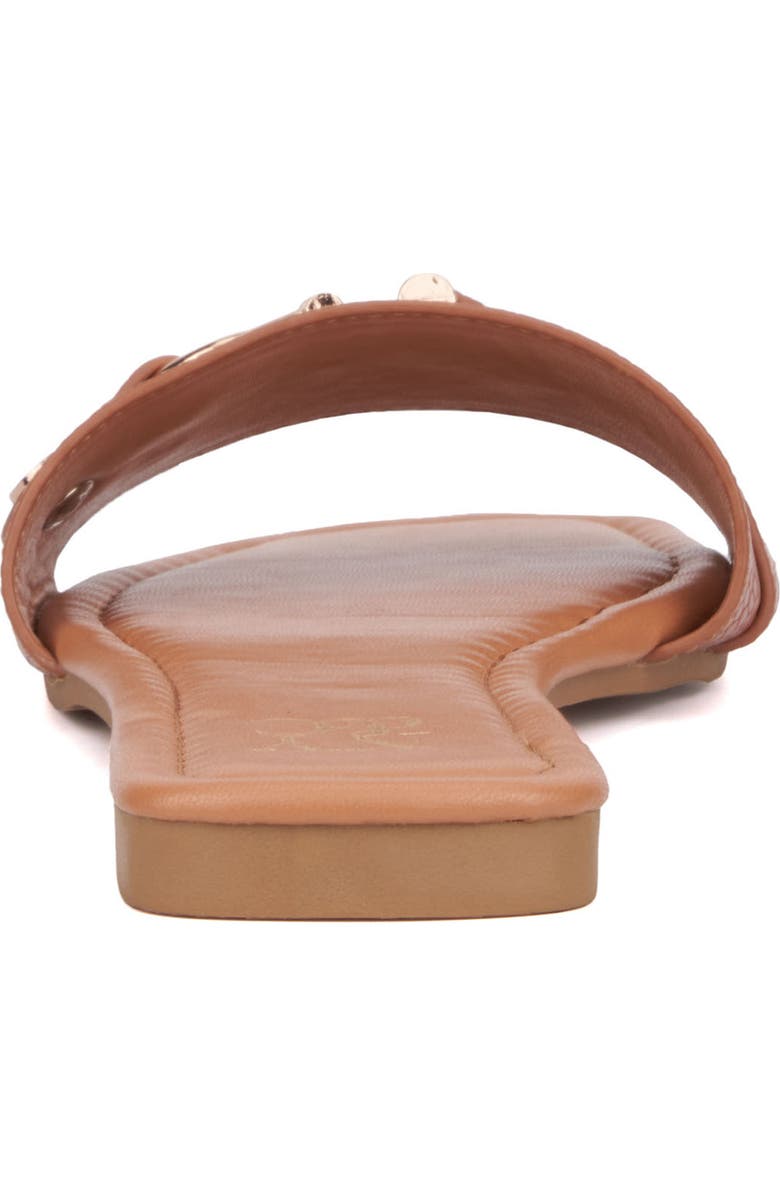 NEW YORK AND COMPANY Nastia Sandal, Alternate, color, Cognac