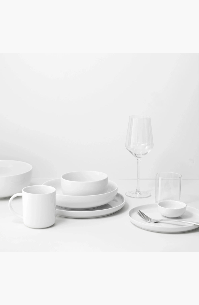 PUBLIC GOODS Ceramic Dinner Bowls, Alternate, color, White