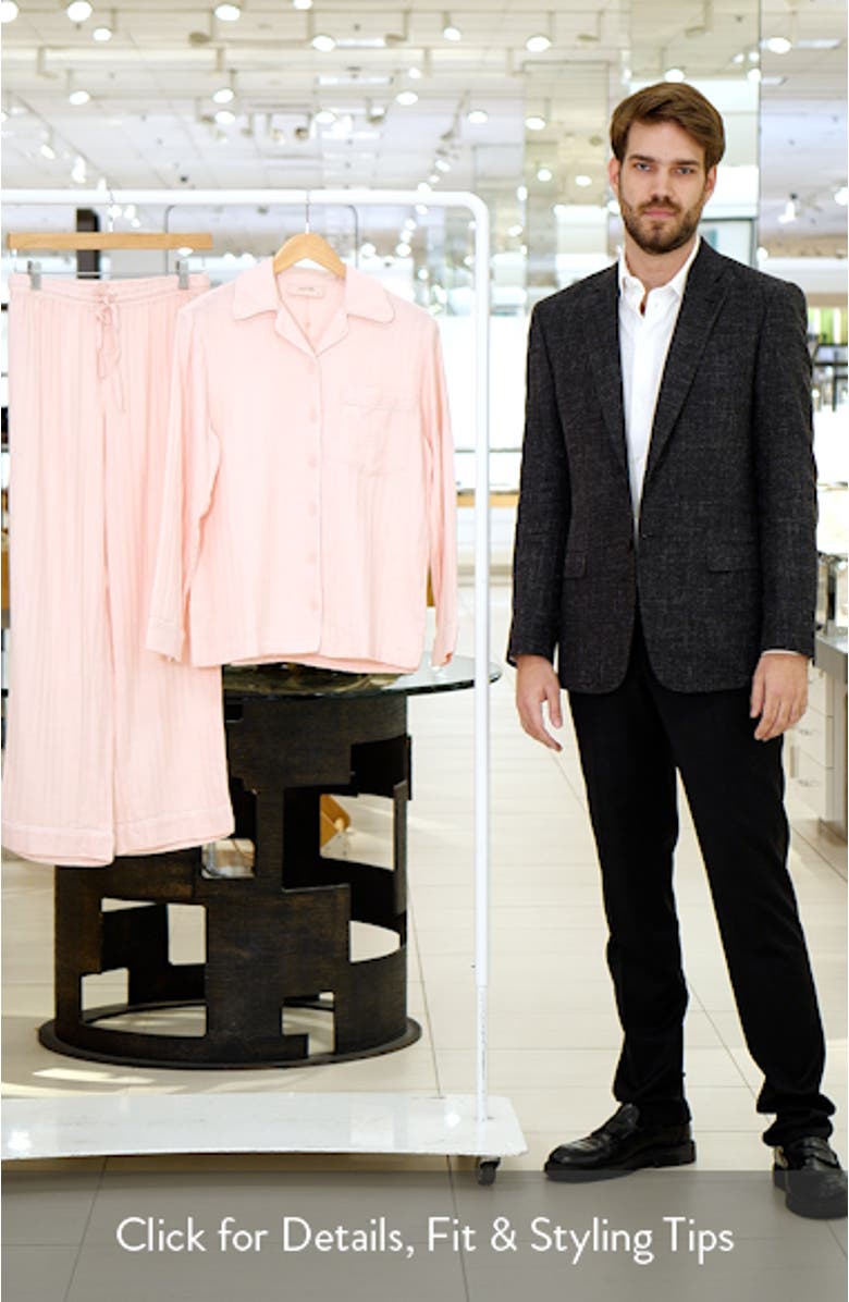 Herringbone Supersoft Brushed Organic Cotton Pajamas, sales video thumbnail