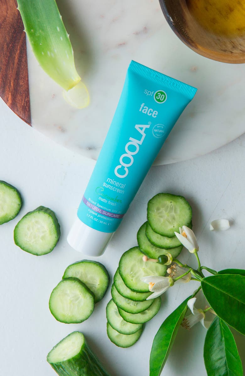 COOLA<sup>®</sup> Suncare Cucumber Face Mineral Sunscreen SPF 30, Alternate, color, 