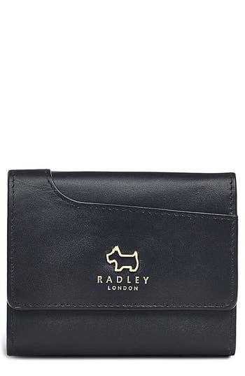 Radley Pockets Smalll Trifold Leather Wallet In Black
