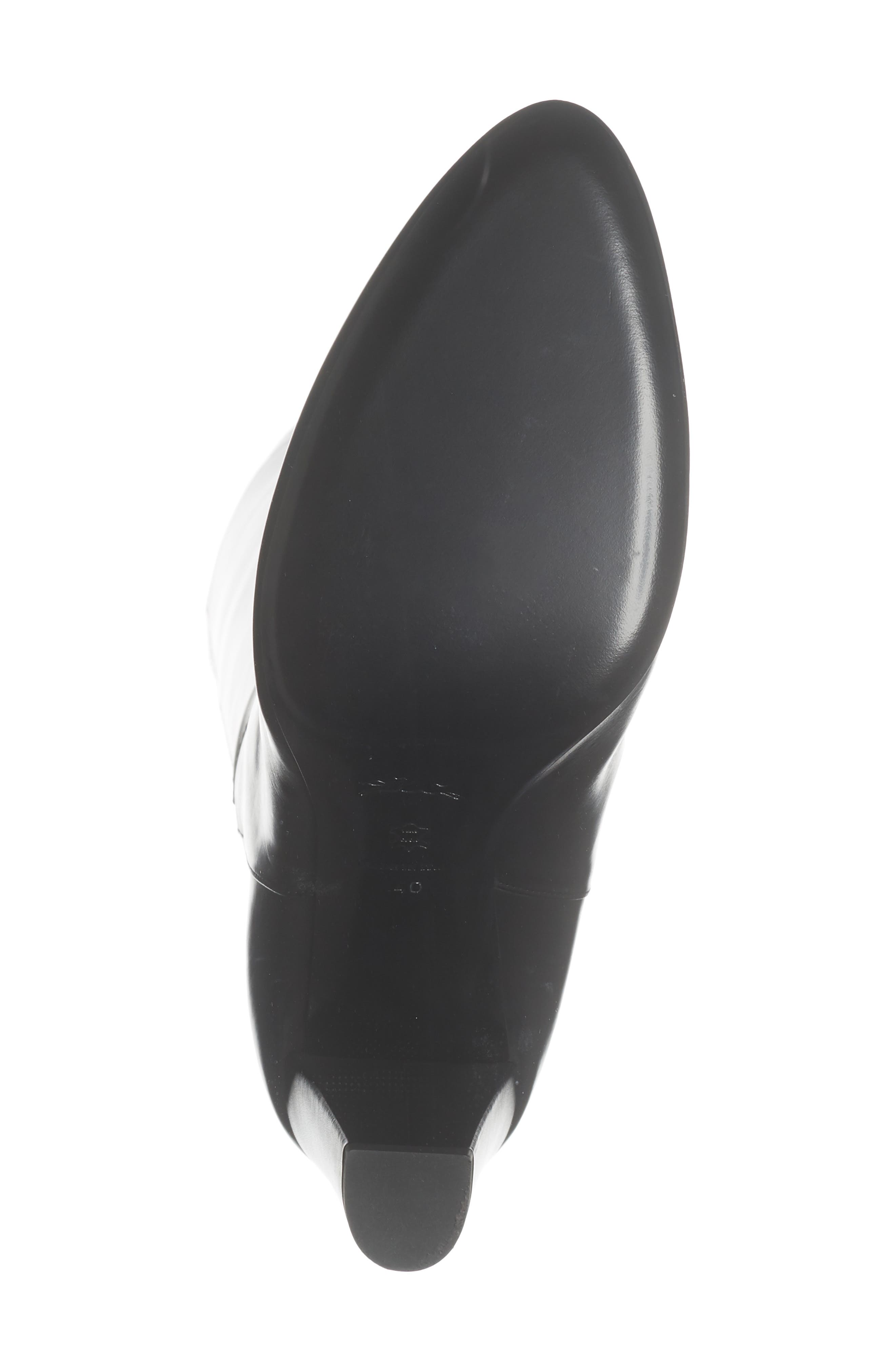 Longchamp Tall Leather Boot, Alternate, color, Black