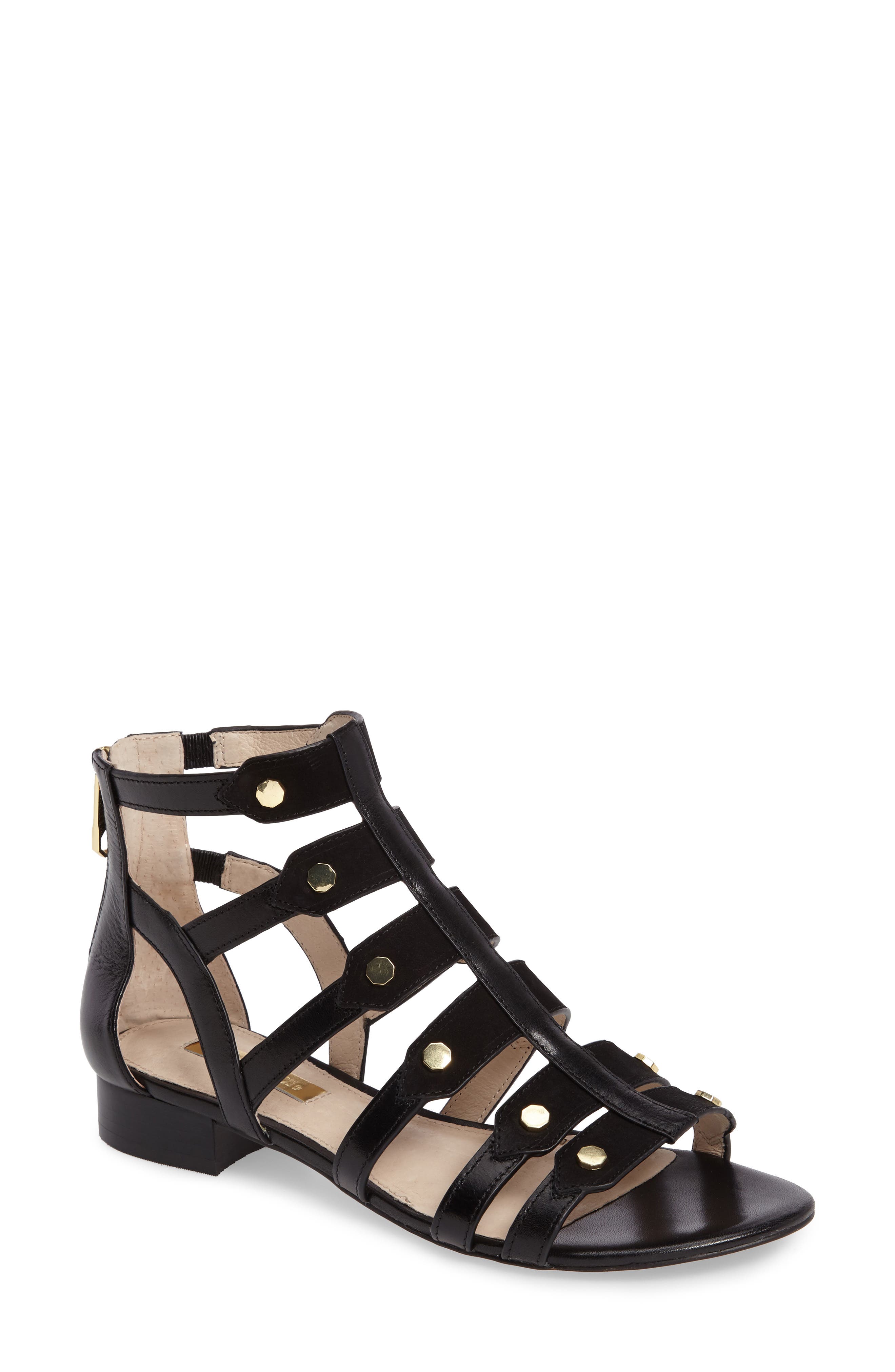 Louise et Cie Aria Studded Gladiator Sandal, Main, color, 