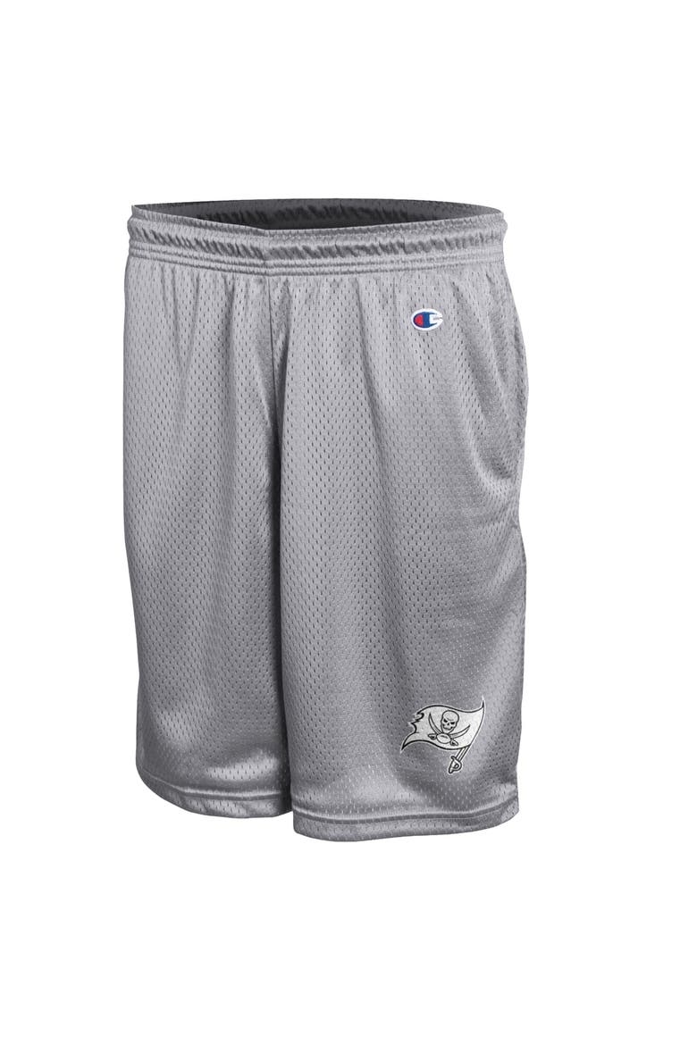 Men's Champion Gray Tampa Bay Buccaneers Classic Mesh Shorts, Alternate, color, Gray