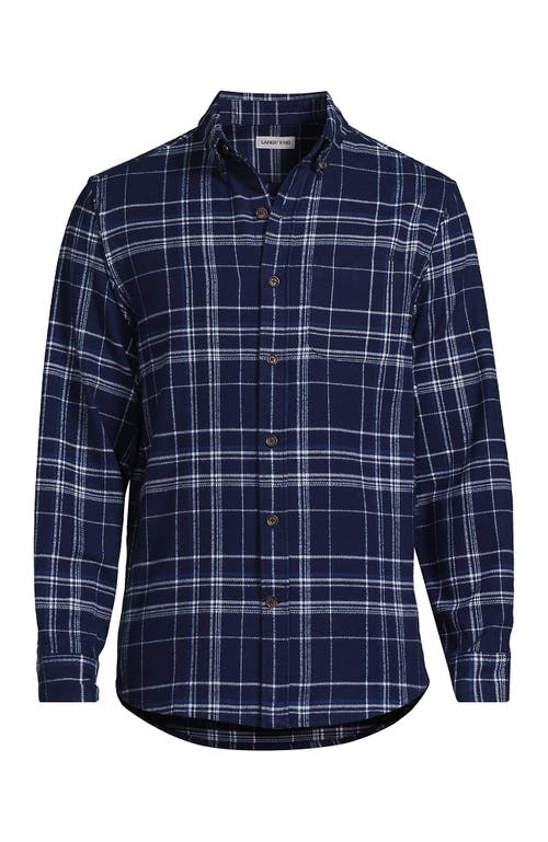 Lands' End Traditional Fit Flagship Flannel Shirt In Multi
