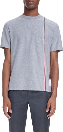 Tシャツ・カットソー THOM BROWNE STRIPED COTTON JERSEY T-SHIRT Thom Browne Stripe Cotton Jersey T-Shirt | Nordstrom
