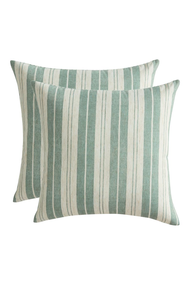 Cassia Set of 2 Reversible Throw Pillows, Alternate, color, SAGE