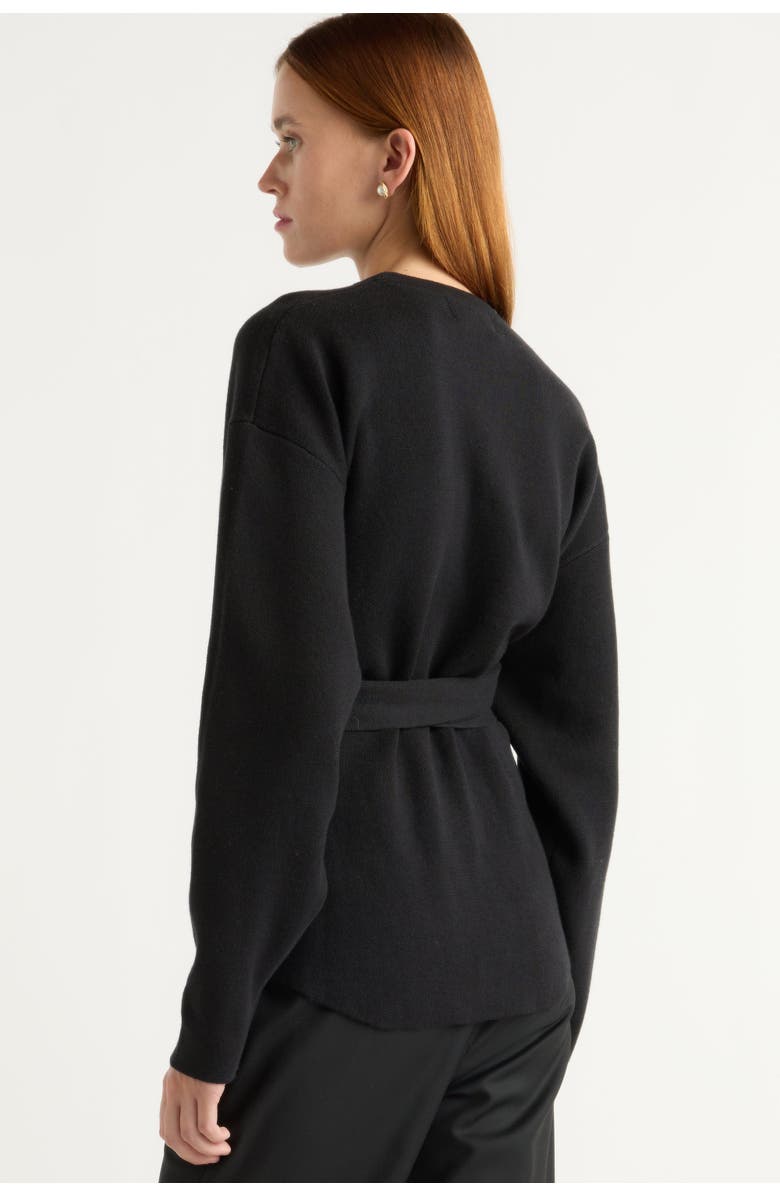 Modern Citizen Nara Tie-Front Knit Sweater, Alternate, color,