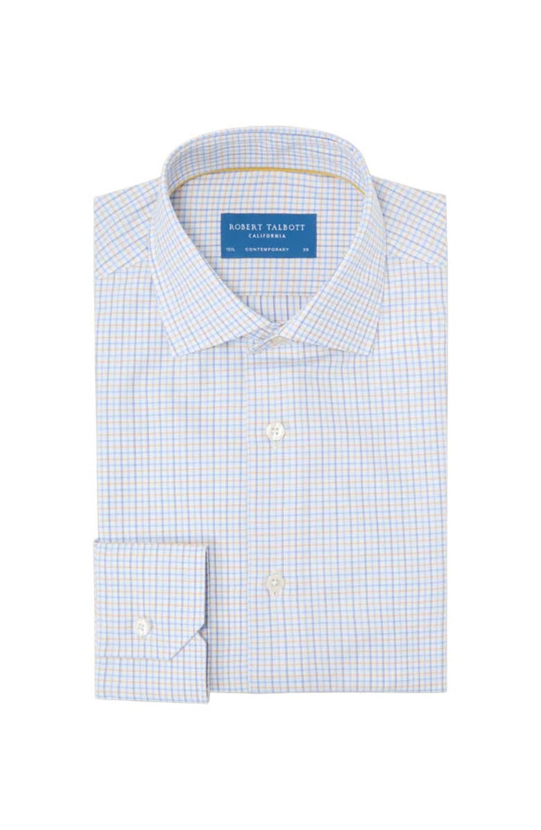 Robert Talbott Reynolds Mini Tattersall Shirt in Contemporary Fit, Alternate, color, Pink
