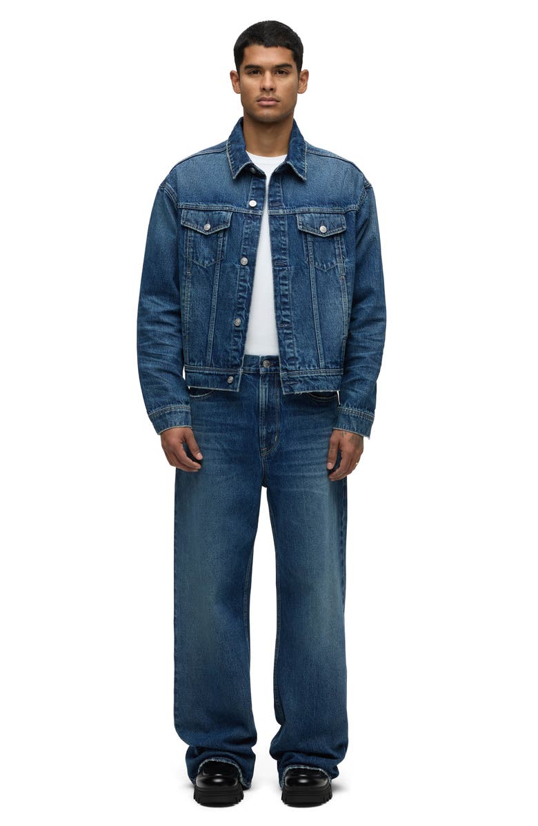 Hudson Jeans Denim Trucker Jacket, Alternate, color, 