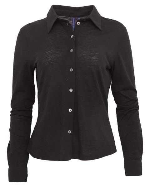 Scarlet Merino Wool Shirt