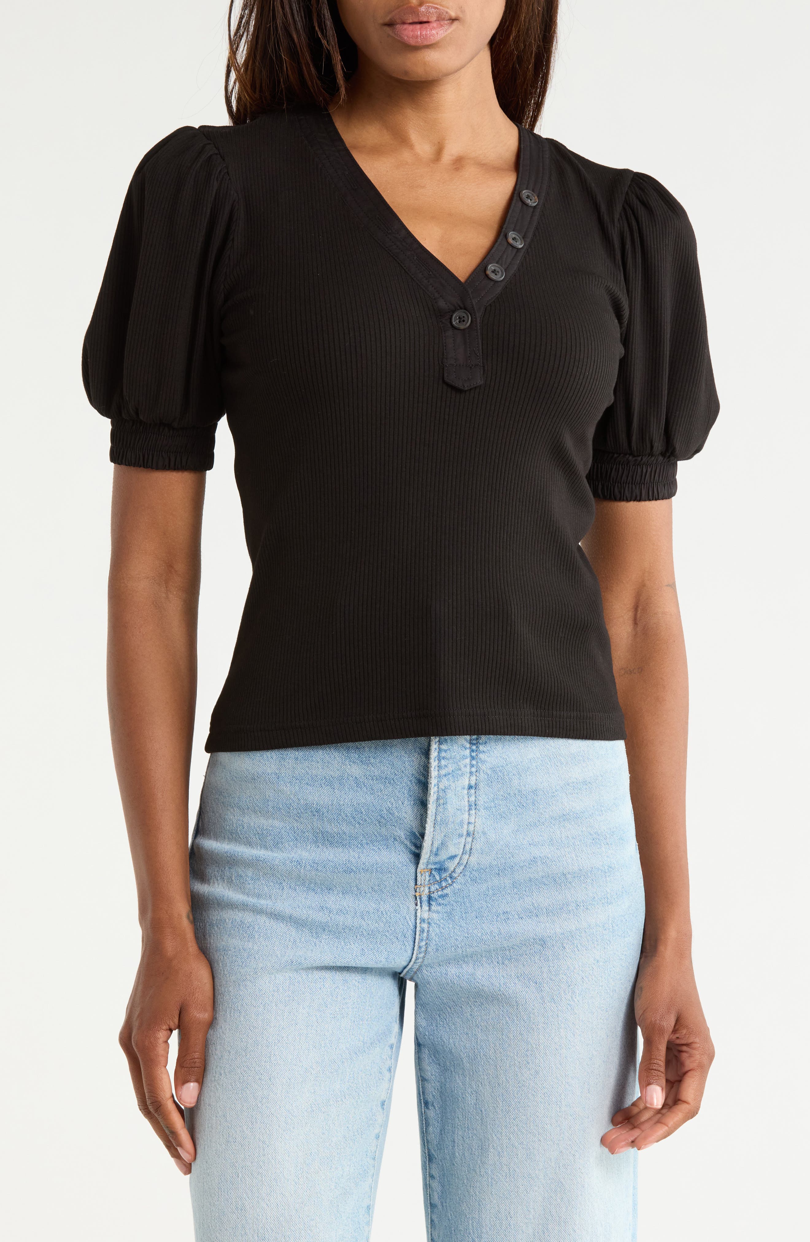 JASON WU Puff Sleeve Top