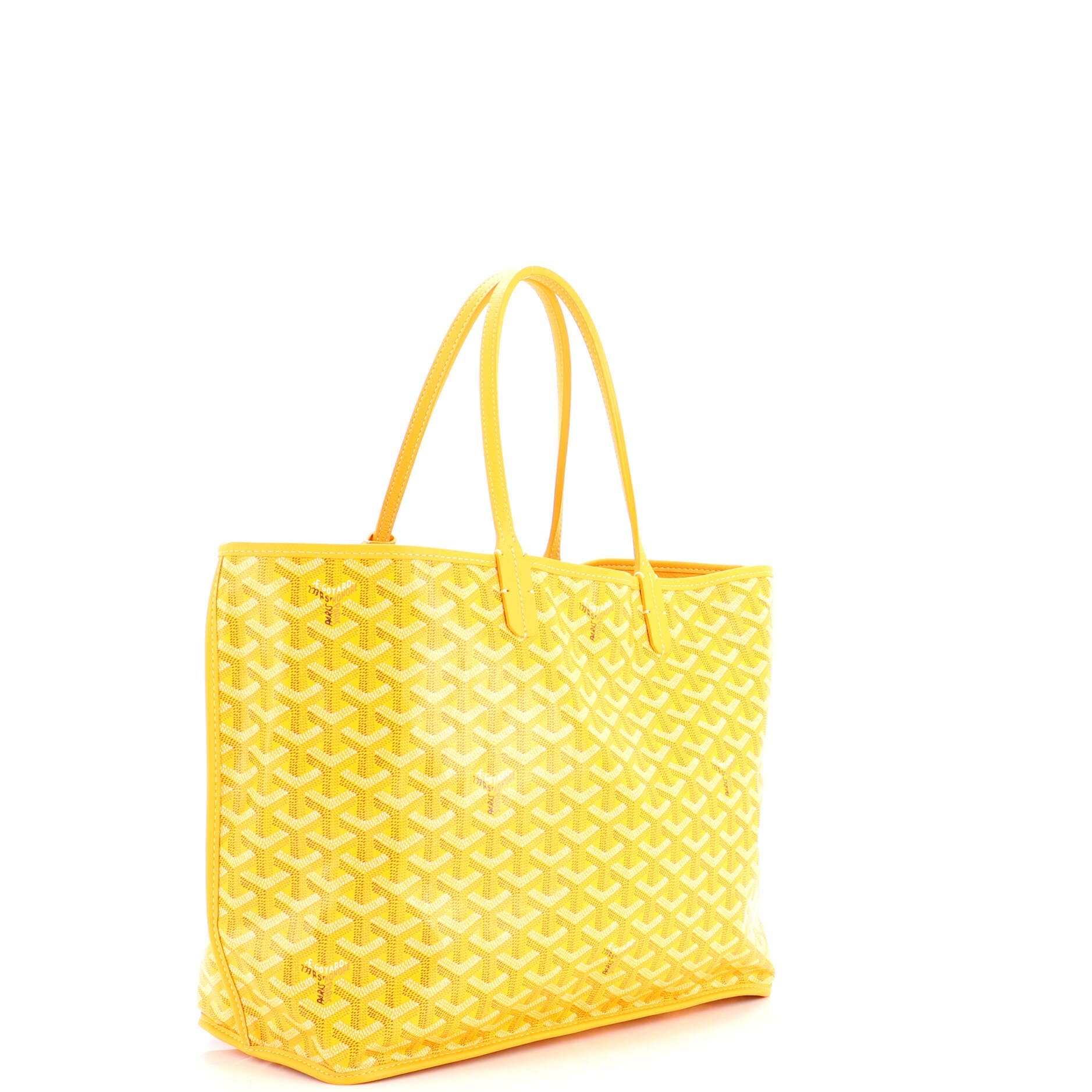 Pre-Owned Goyard Anjou Reversible Tote Coated Canvas PM, Alternate, color, Yellow