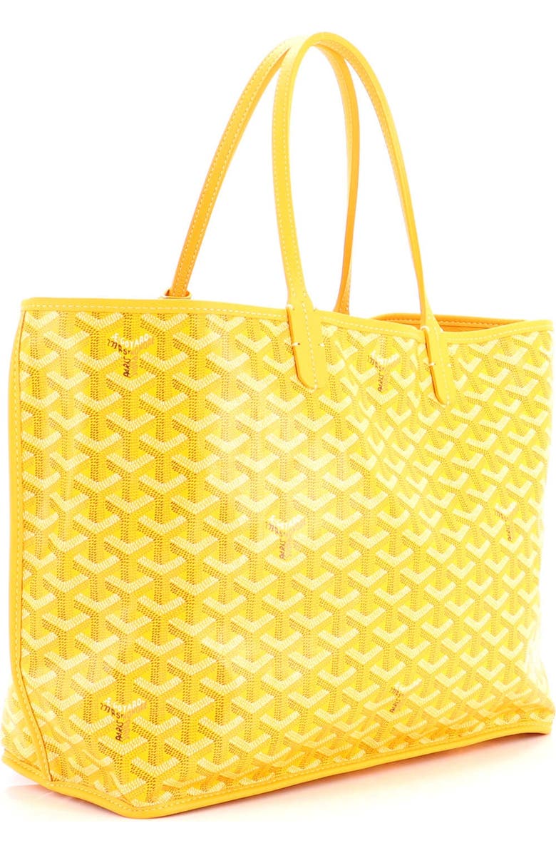 Pre-Owned Goyard Anjou Reversible Tote Coated Canvas PM, Alternate, color, Yellow