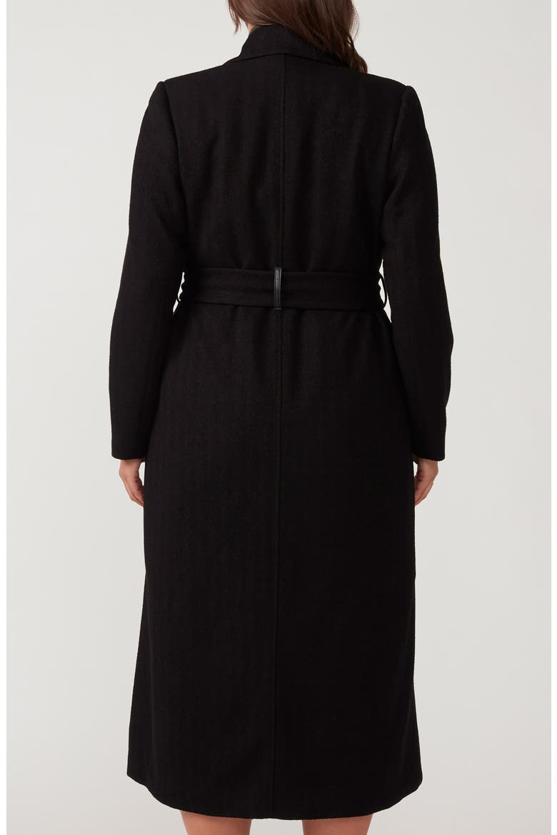 Charmed Robe Coat, Alternate, color, BLACK
