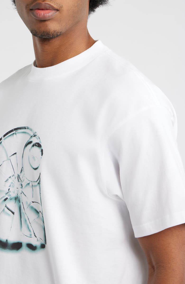 Carhartt Work In Progress Shattered Logo Organic Cotton Graphic T-Shirt, Alternate, color, White