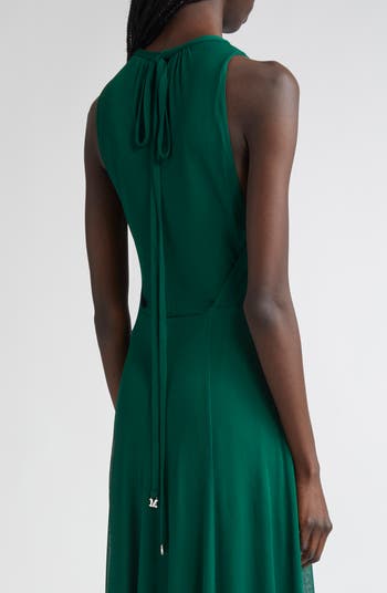Carnet Mesh Jersey Maxi Dress