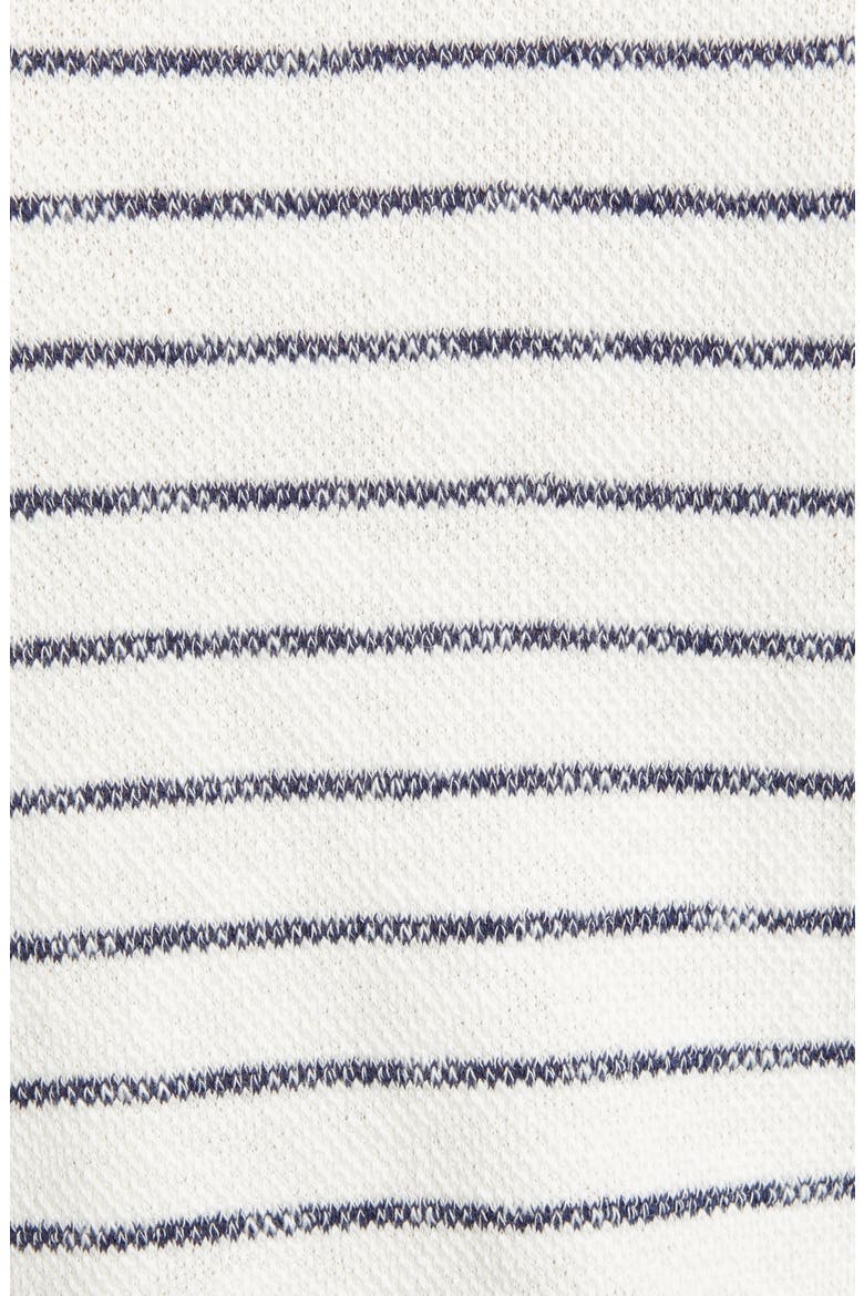 Convertible Off the Shoulder Pullover, Alternate, color, IVORY- NAVY DENSE HATCHI STP