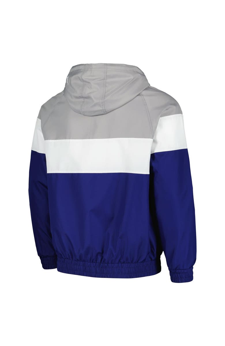 New Era Men's New Era Royal Chicago Cubs Ripstop Raglan Quarter-Zip Hoodie Windbreaker Jacket, Alternate, color, Royal