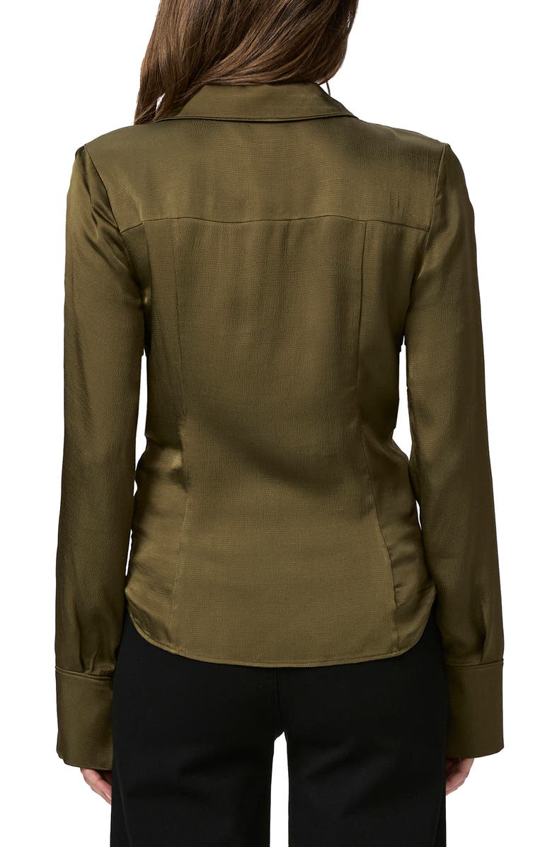 PAIGE Nelly Button-Up Shirt, Alternate, color, Spanish Moss