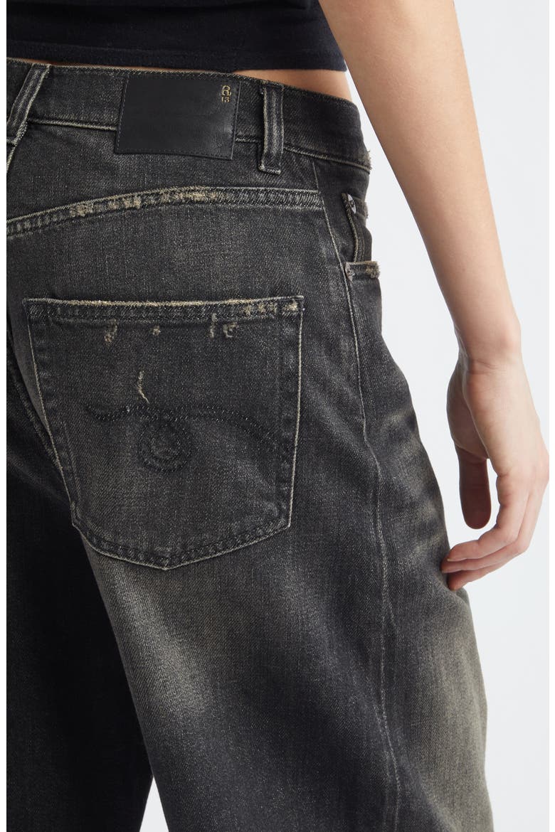 Venti Baggy Wide Leg Jeans, Alternate, color, ABBEY BLACK