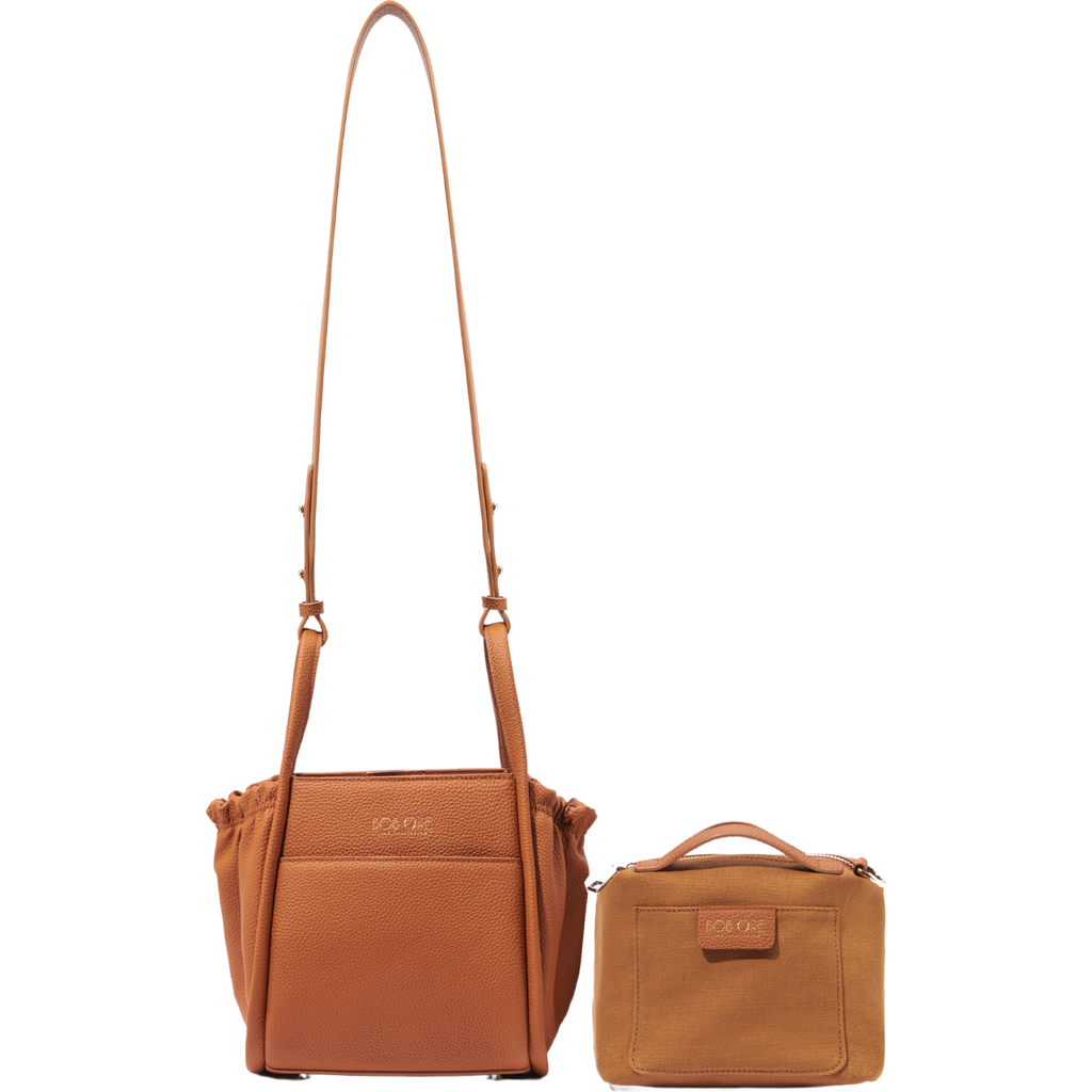 Bob Oré Blue Collection Ami Handbag In Brown