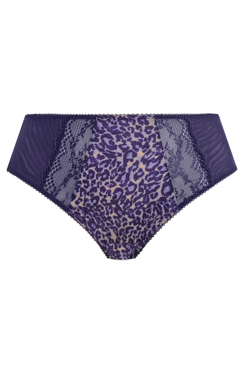 Elomi Lucie High Leg Briefs, Alternate, color, Midnight