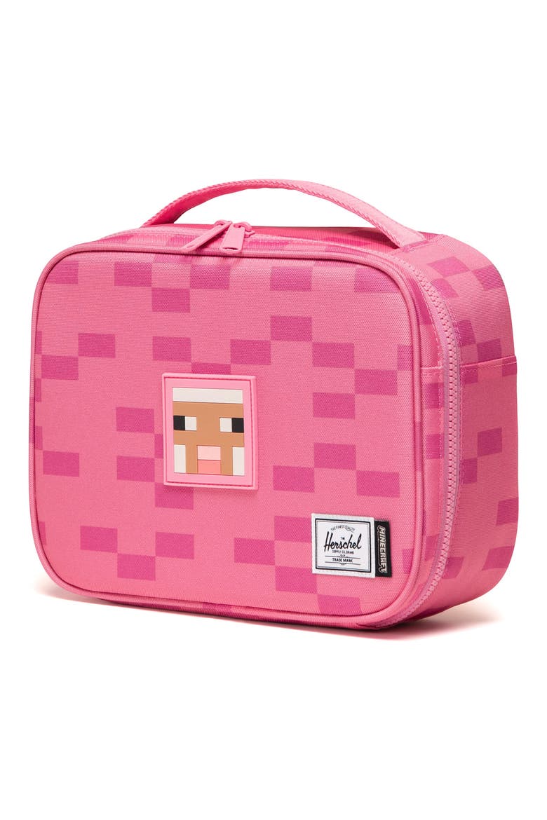 Kids' Minecraft Pop Quiz Lunch Box, Alternate, color, PINK SHEEP