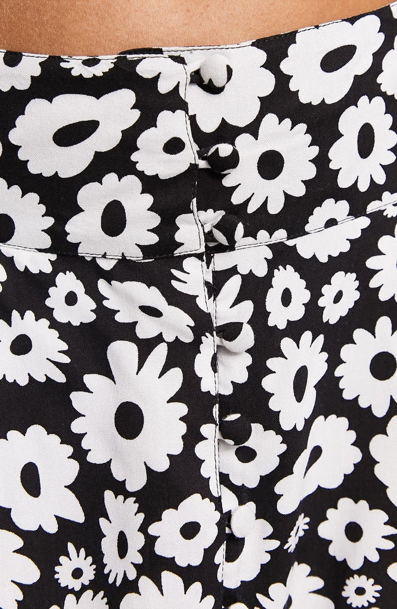 ASOS DESIGN Print A-Line Midi Skirt, Alternate, color,