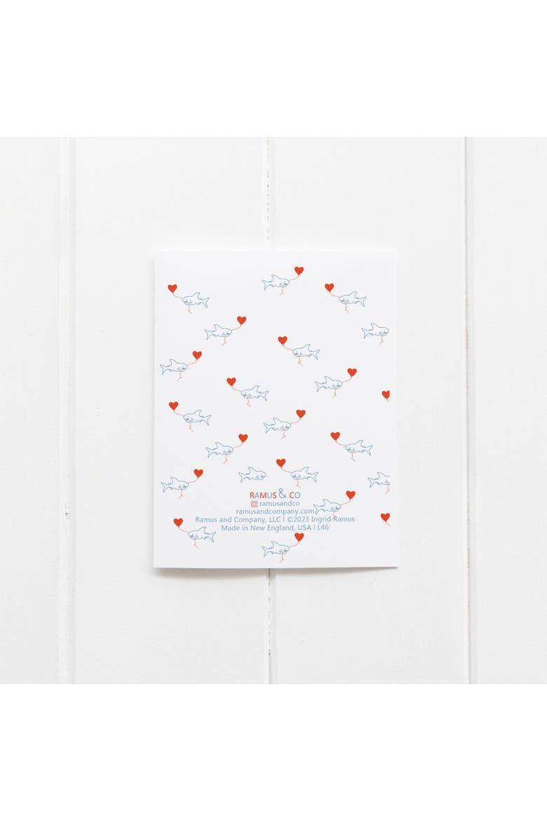 Love/Valentine's Greeting Card Pack (3ct) "Sharky Love", Alternate, color, Multi-Pack