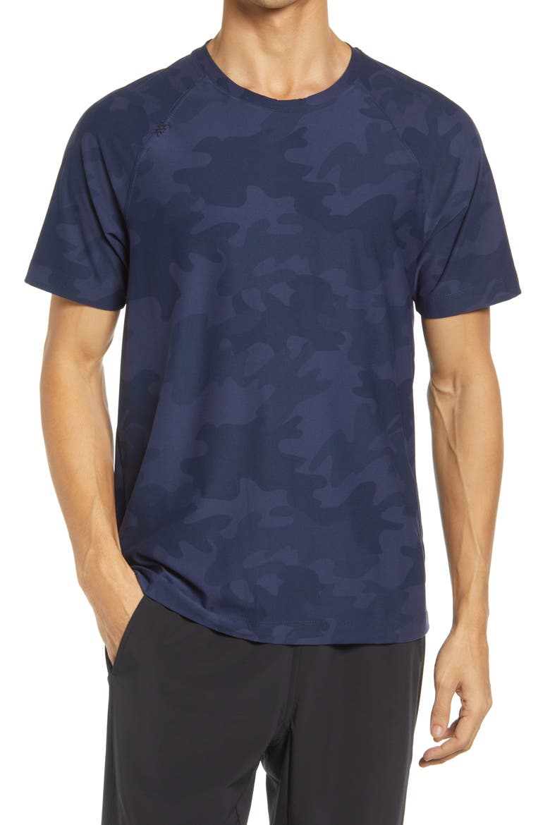 Reign Camo Performance T-Shirt, Main, color, OUTER SPACE CAMO