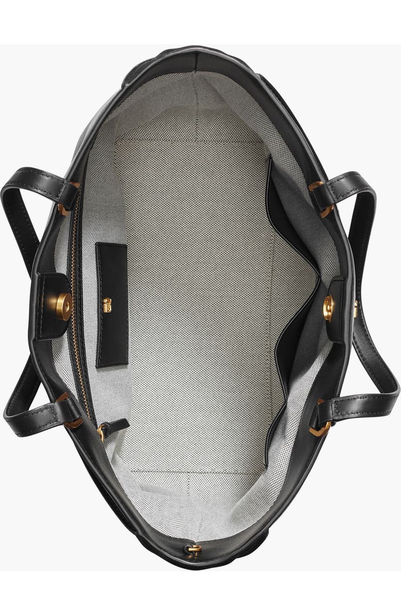 Donna Karan New York Setauket Solid+Suede Tote, Alternate, color,