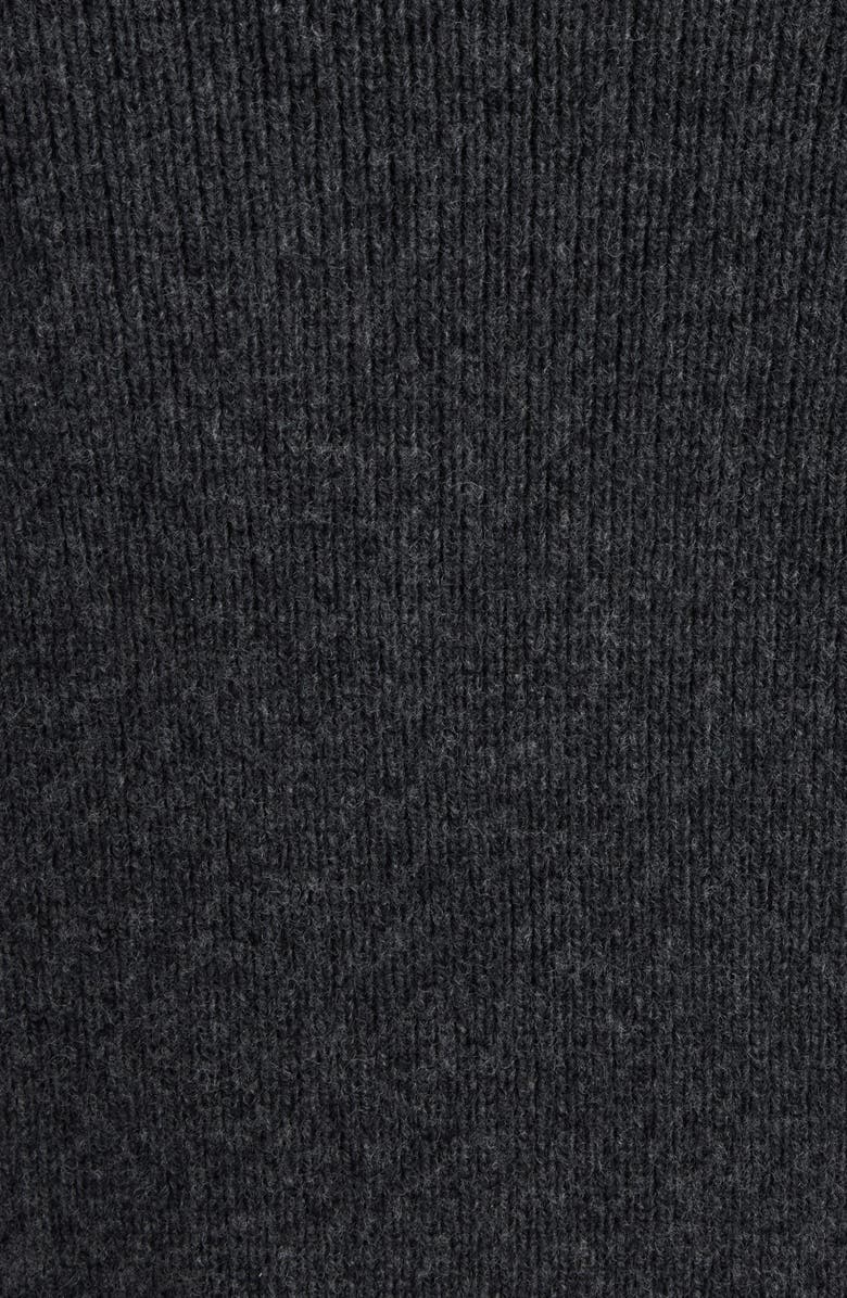 Jacquemus La Maille Pallone Virgin Wool & Cashmere Turtleneck Sweater, Alternate, color, Dark Grey