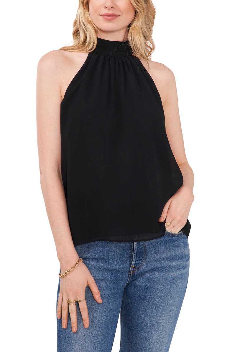 1.STATE Gathered Halter Neck Top, Main, color,