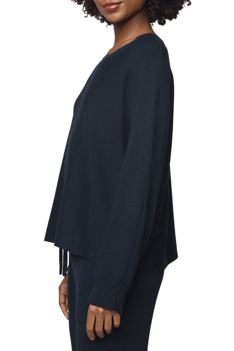 Georgie Pullover Sweater, Alternate, color, BLACK
