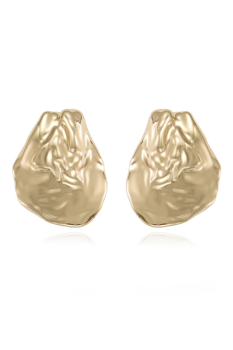 Liquid Statement Earrings, Alternate, color, GOLD