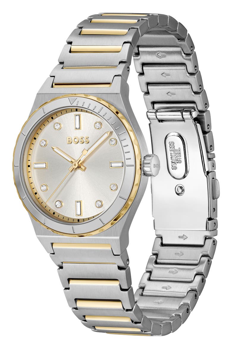 Candor Bracelet Watch, 32mm, Alternate, color, SILVER WHITE