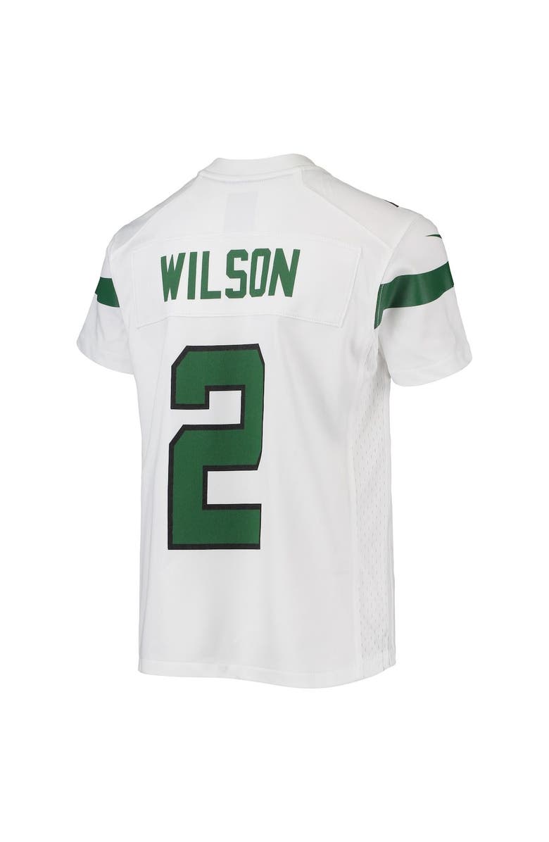 Nike Youth Nike Zach Wilson White New York Jets Game Jersey, Alternate, color, 