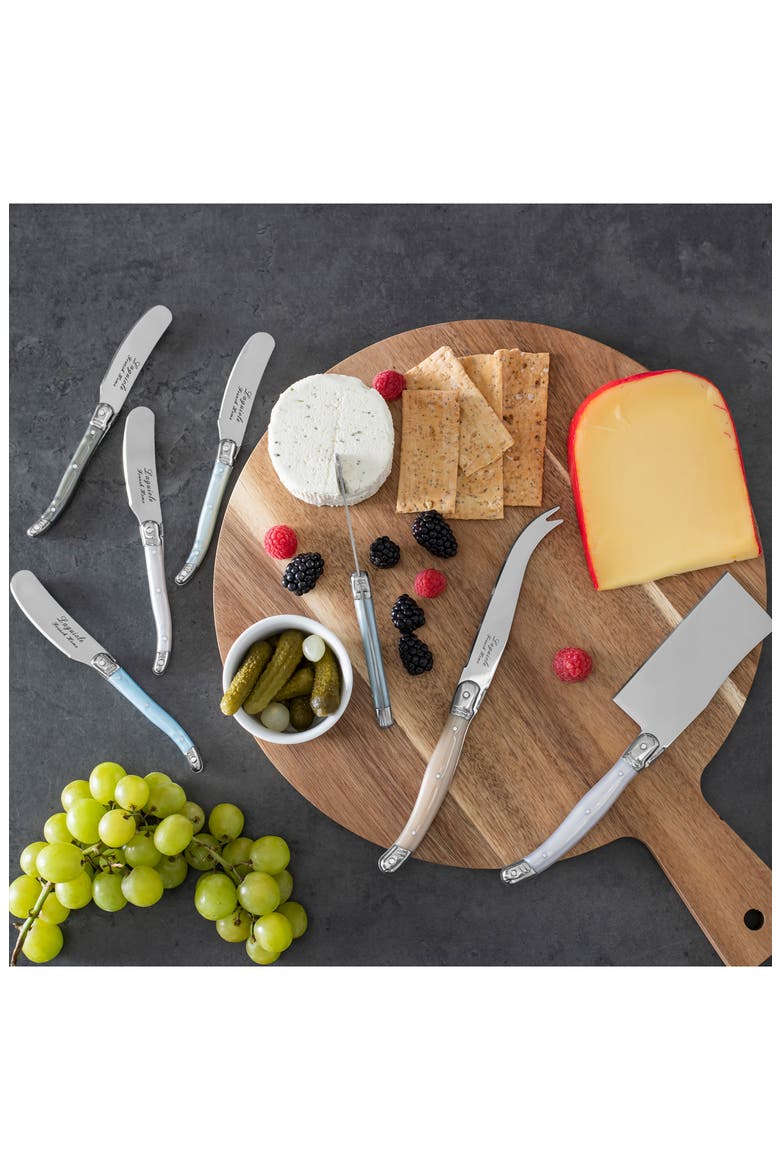 Laguiole Cheese Board & Tools Set, Alternate, color, PEARLIZED MULTICOLOR