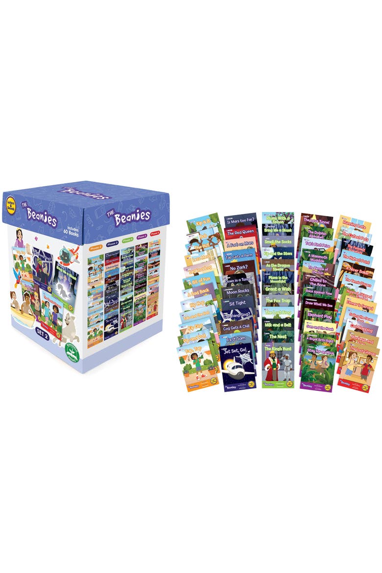 The Beanies Hilo Diversity Decodable Boxed Set 2 W/ 60 Books, Alternate, color, Multicolored